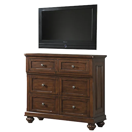 6 Drawer Media Chest